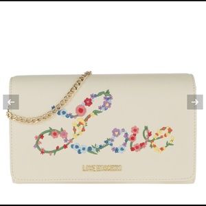 White Love Moschino Crossbody Bag